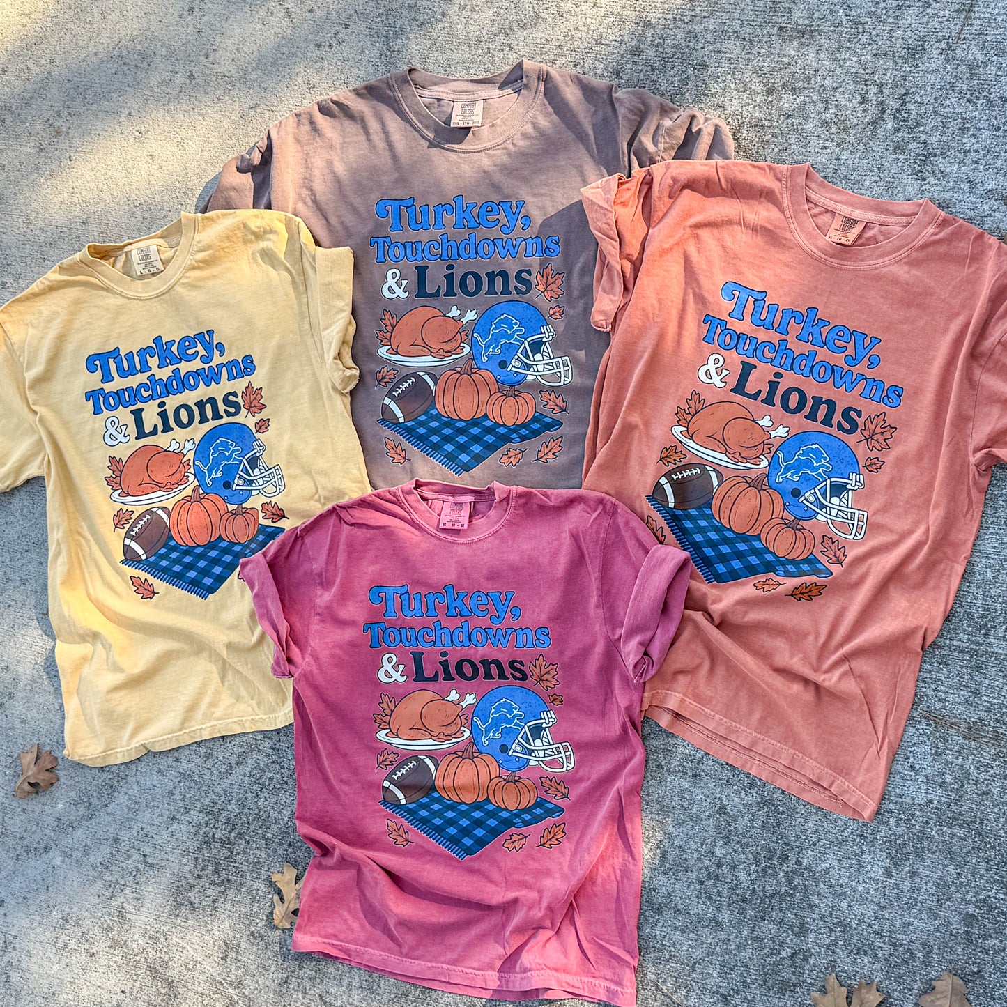 Turkey Day Family Football Ts