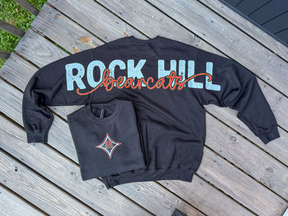 RH Dance - Big Back Crew Neck Sweatshirts