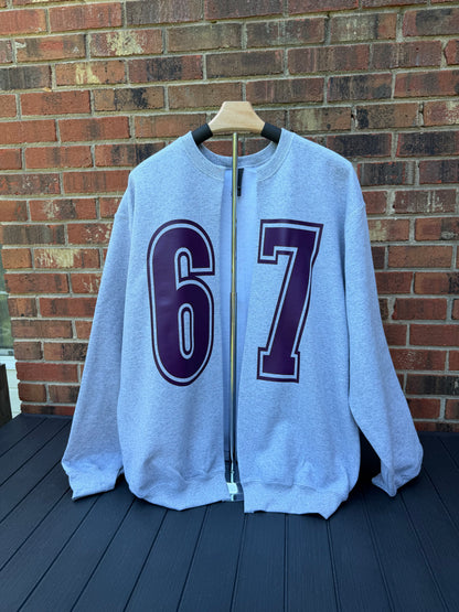 CUSTOM Split Sweatshirt Cardigan
