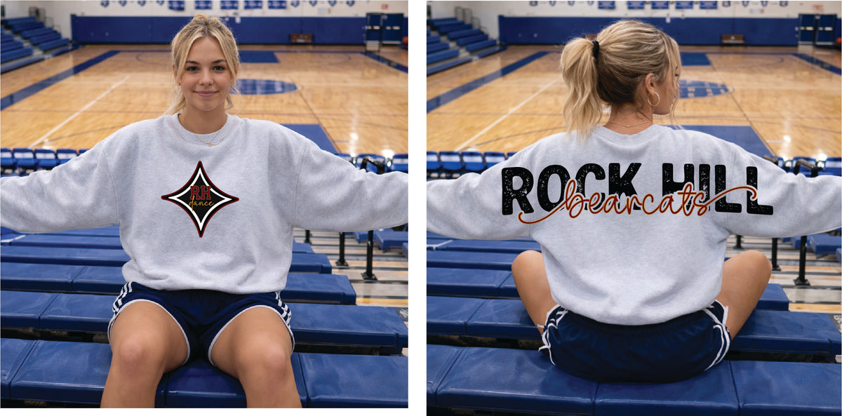 RH Dance - Big Back Crew Neck Sweatshirts
