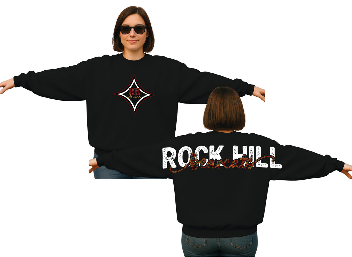 RH Dance - Big Back Crew Neck Sweatshirts