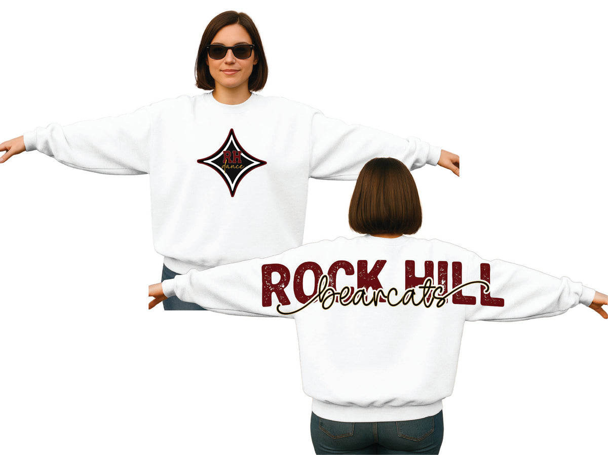 RH Dance - Big Back Crew Neck Sweatshirts