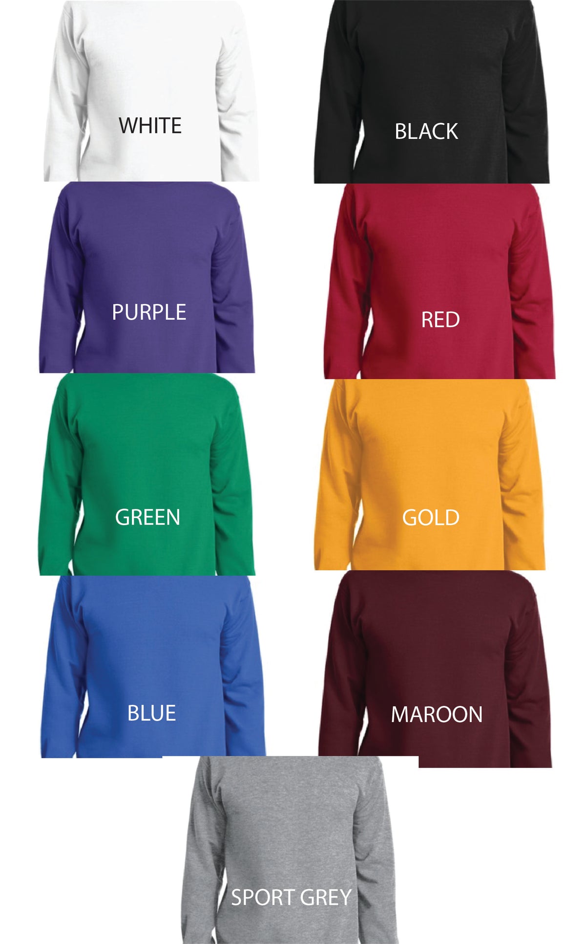 *CUTSOM* Big Back Crew Neck Sweatshirts