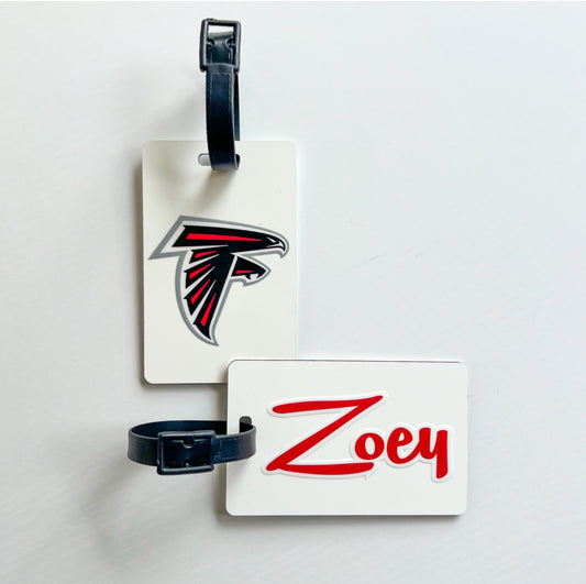 Falcons Cheer Bag Tags