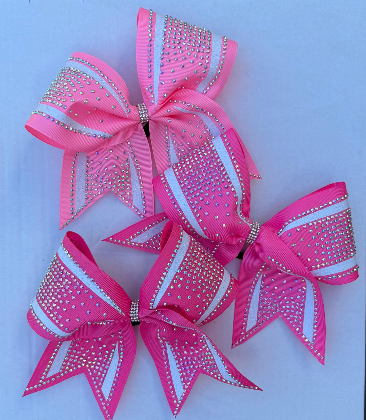 Pink Rhinestone Bow