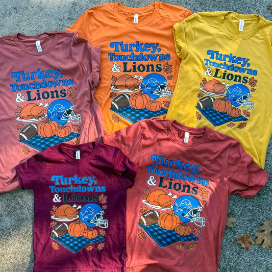Turkey Day Family Football Ts
