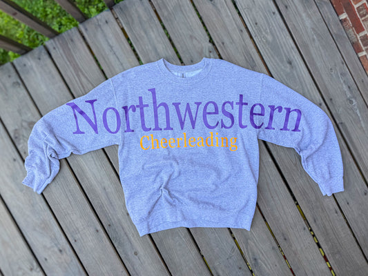 Northwestern Cheerleading Crew Neck