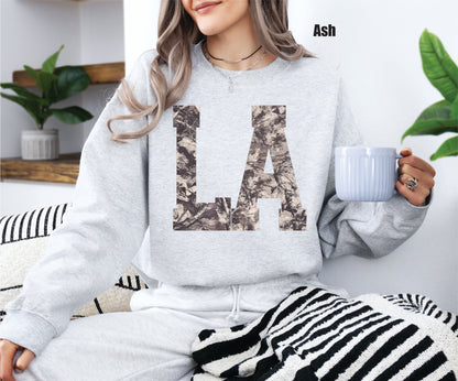 Camo State Crew Neck