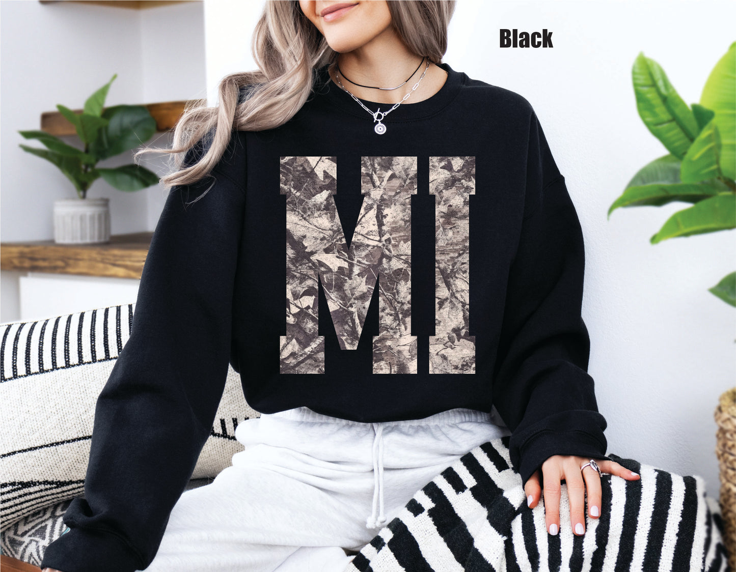 Camo State Crew Neck