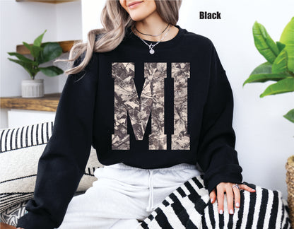 Camo State Crew Neck