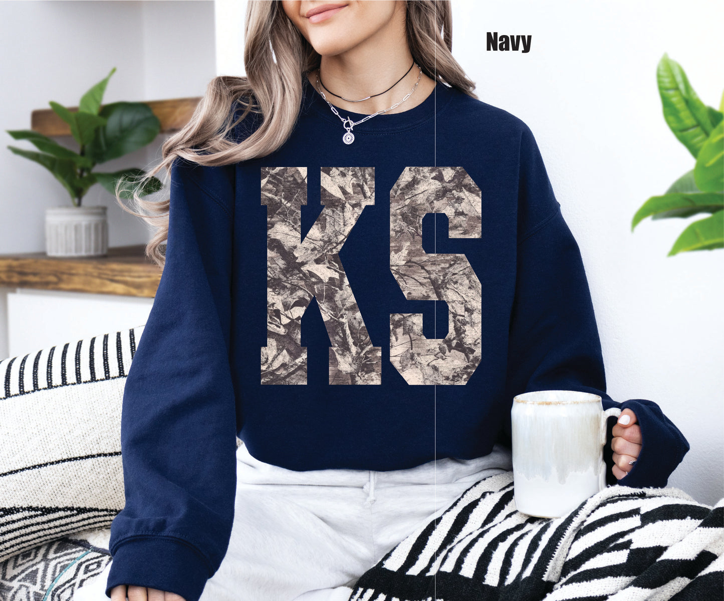 Camo State Crew Neck