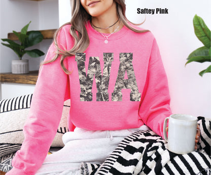 Camo State Crew Neck