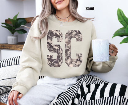 Camo State Crew Neck