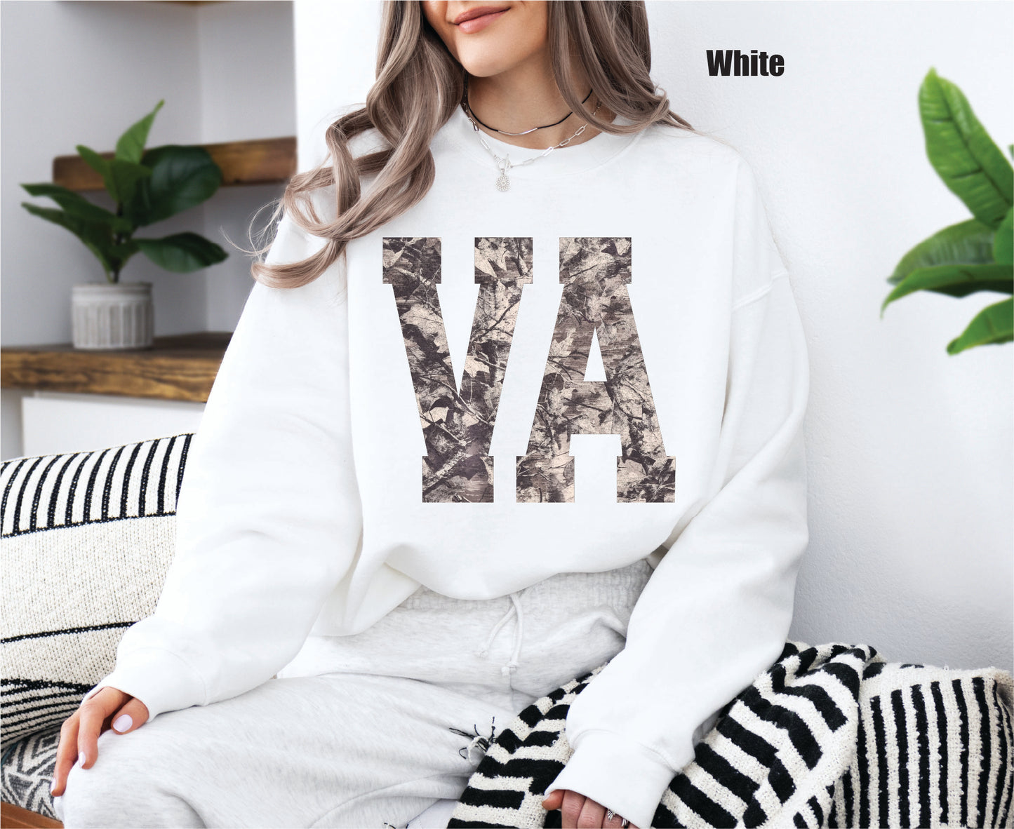 Camo State Crew Neck