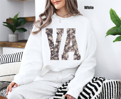 Camo State Crew Neck